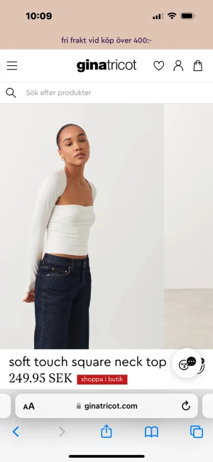 Soft top  - Säljer min helt oanvända softtop från Gina, lappar kvar. Säljer då den ej kommit till användning. Finns ej att köpa online. Nypris 250kr säljer för 180kr. Köp via ”köp nu”🩷