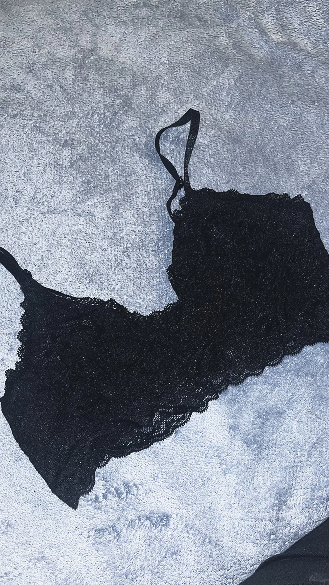 Svart Bralette 
