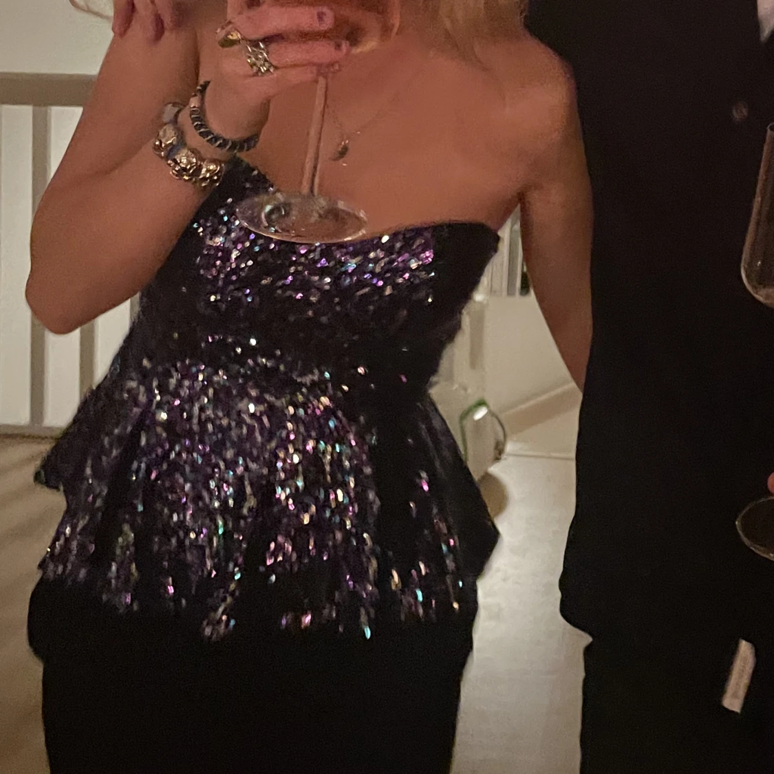 Glittrig festtopp - 91