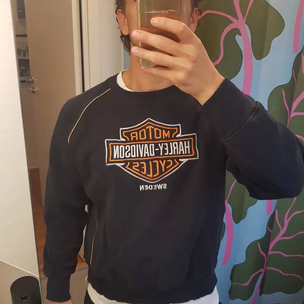 Fin Harley Davidson Sweden sweater. Bra skick . Hoodies.