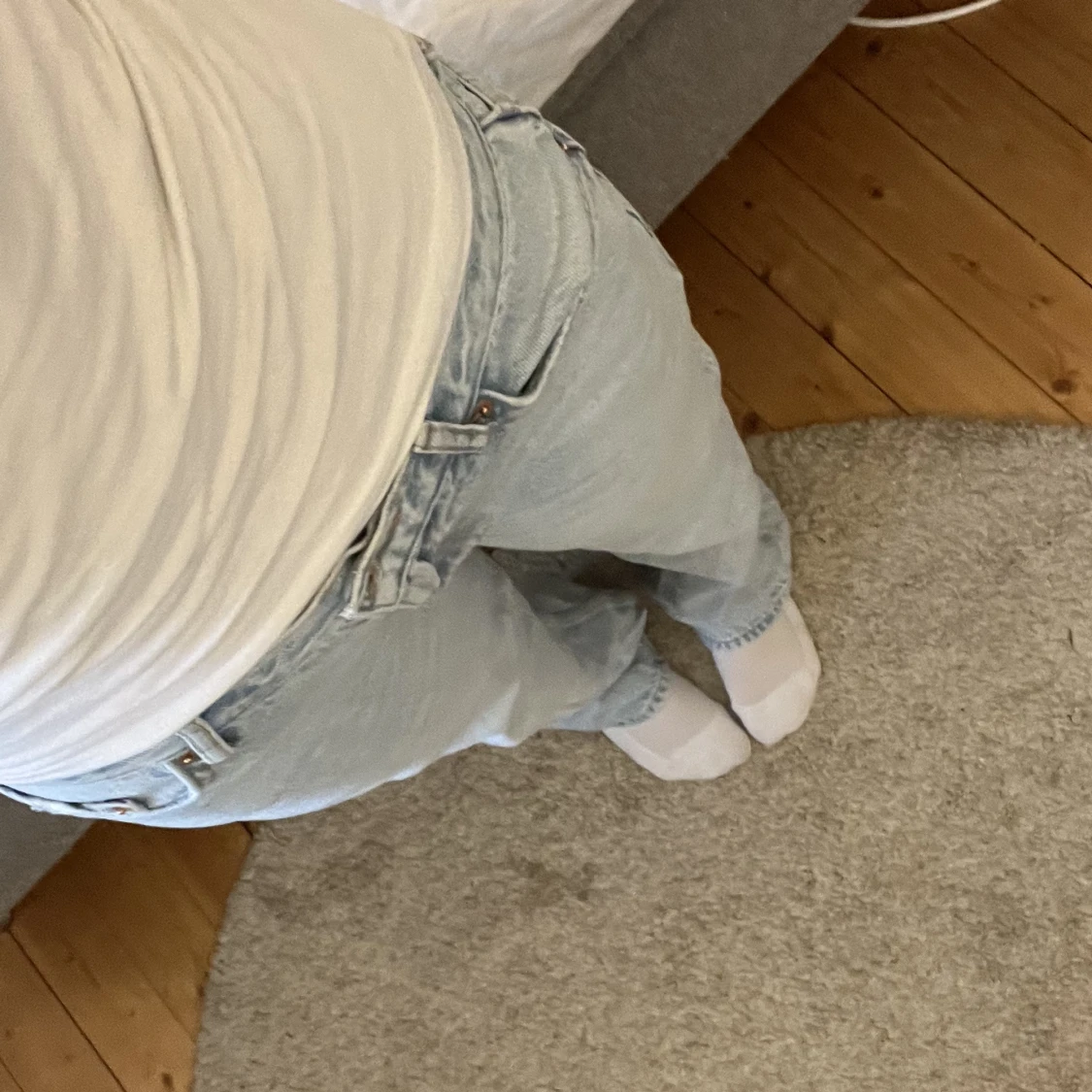 Jeans lågmidjade - 91