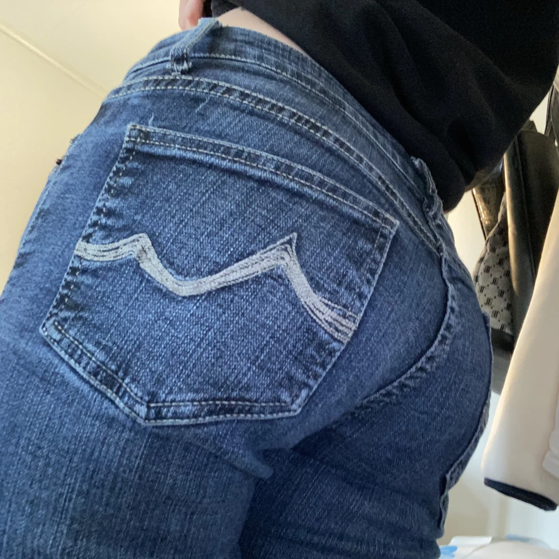 Lågmidjade bootcut  - 91