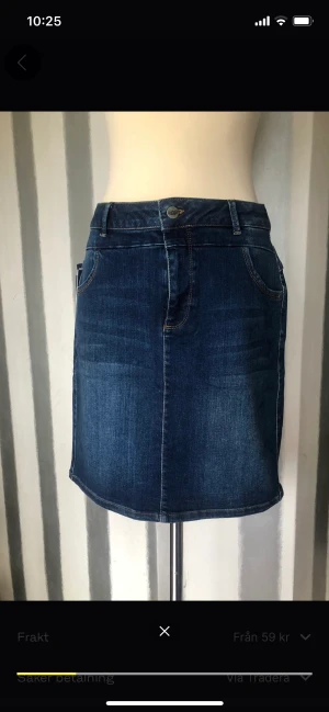 Jeanskjol 36 ny med prislappen kvar  - Från Danska Denim Hunter