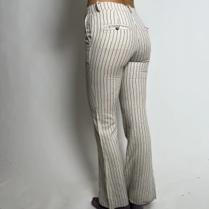 kostymbyxor - vintage kostymbyxor med låg midja