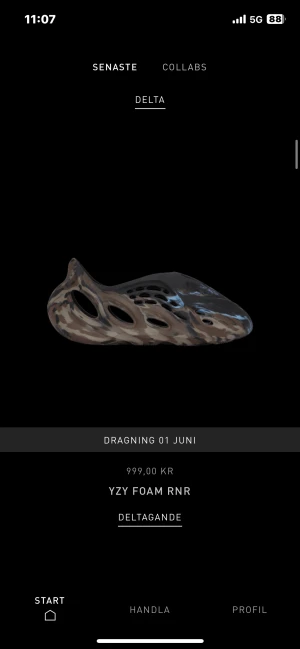 Yeezy Foam RNS - Helt nya, medföljer tack och kvitto samt äktenhetsbevis, köpta från CONFIRMED Skriv DM för prisförslag 