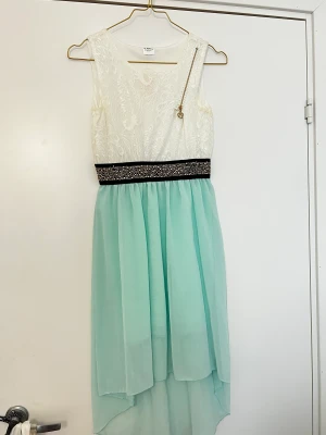 Klänning helt ny lapp kvar - Helt ny klänning Turkost ”släp”