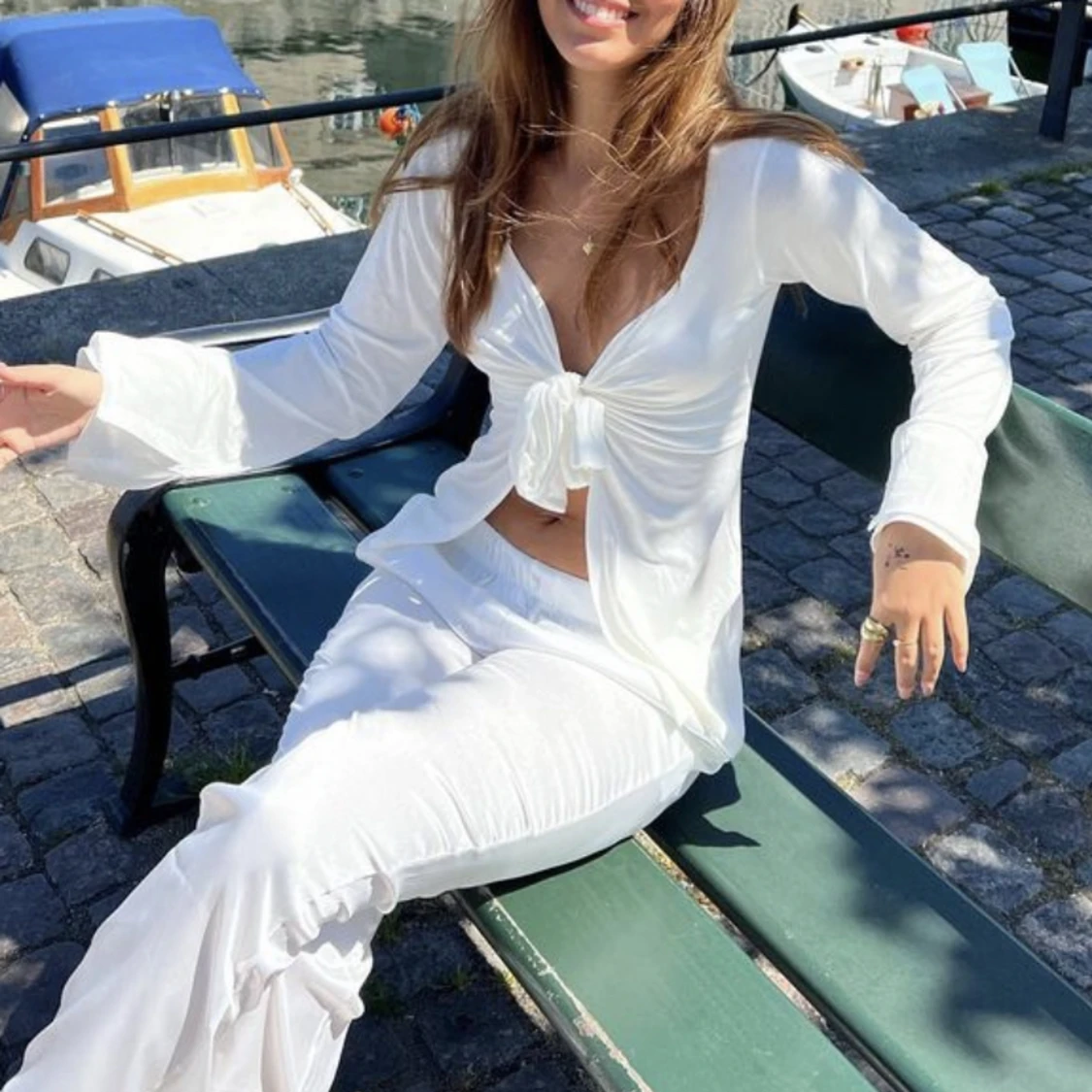 Svart blus/topp - 90