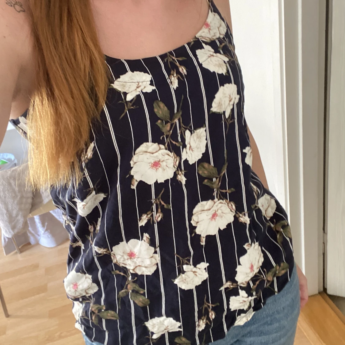 Blommigt vero Moda linne - 90