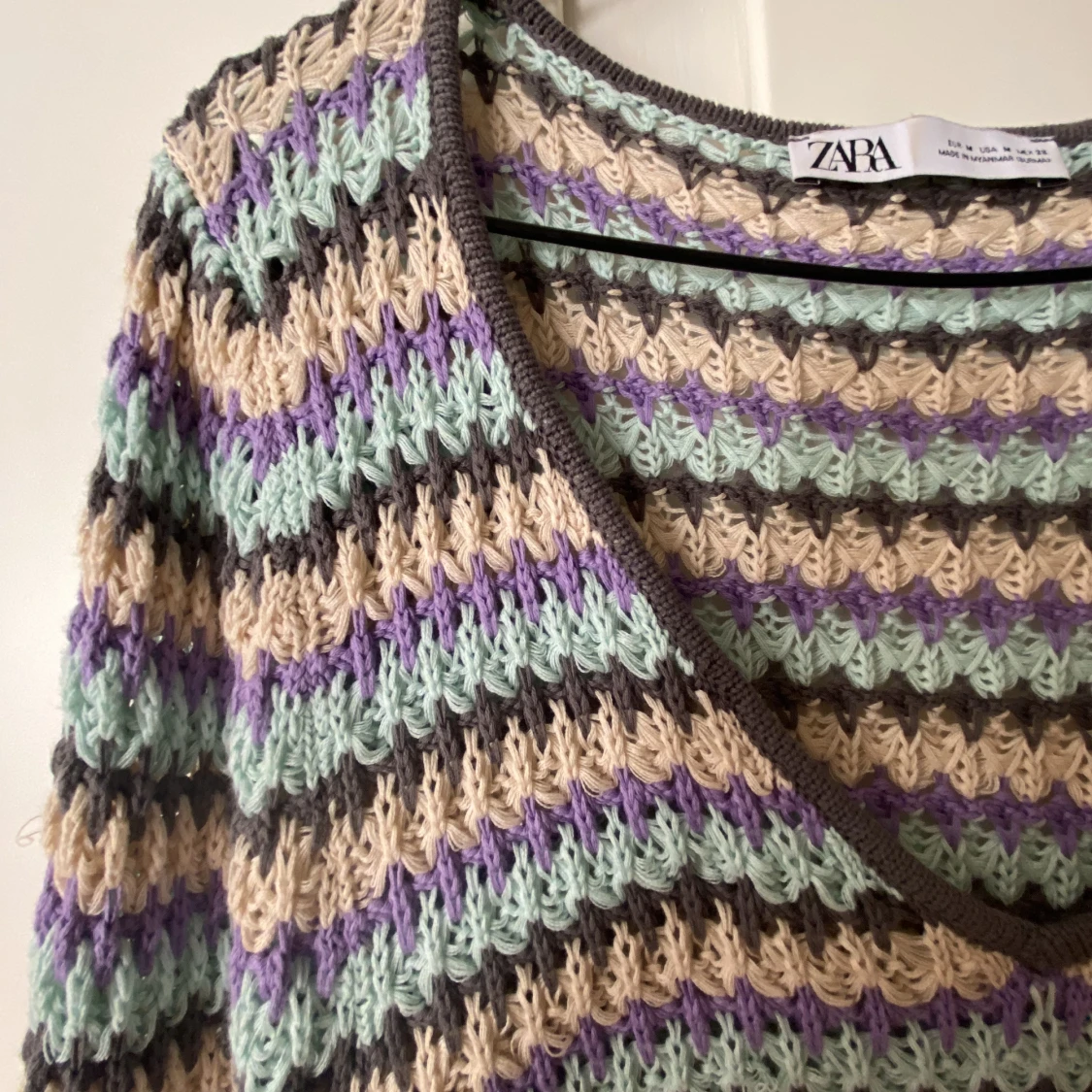 Virkad topp Zara  - 90