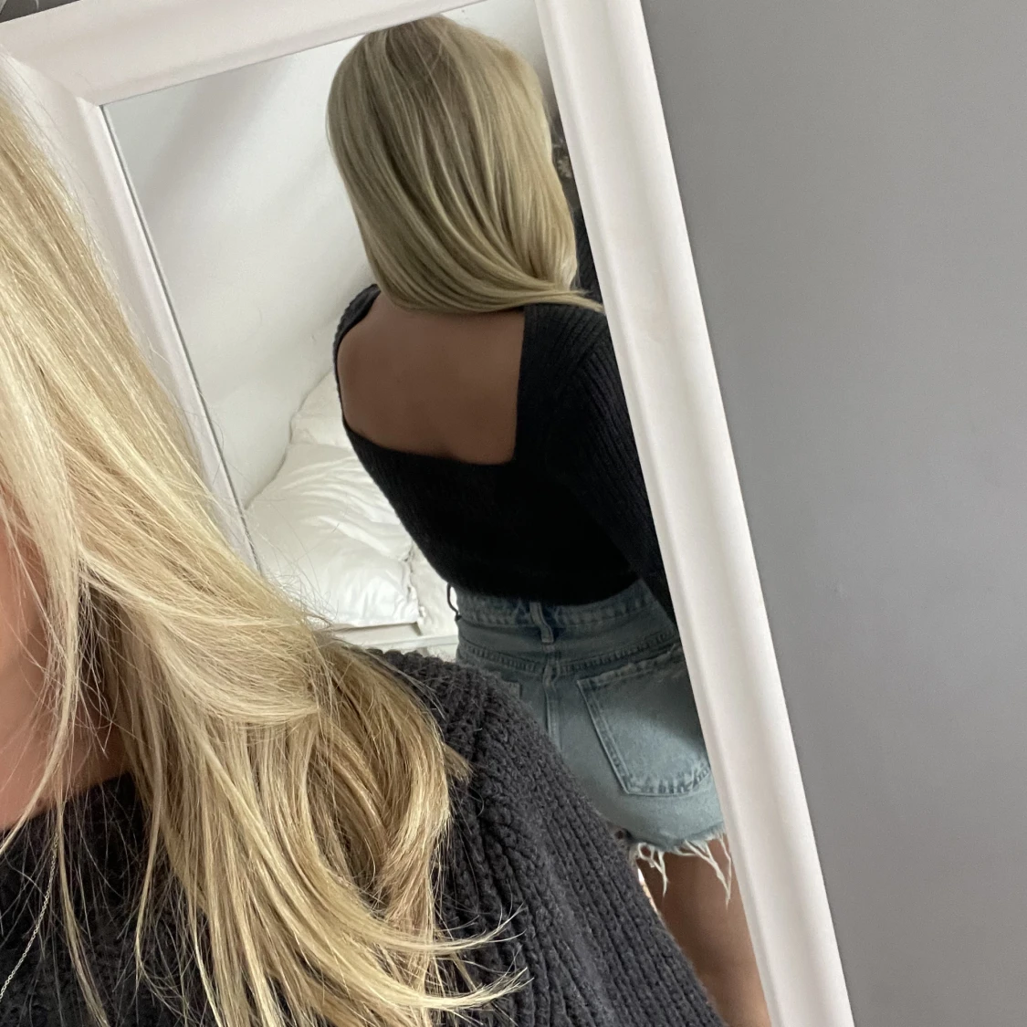 Zara stickadtopp - 2