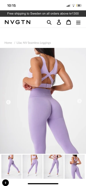 NVGTN lila - Helt nya NVGTN leggings storlek S! 