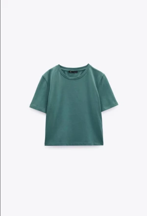 Topp - Grön topp från zara som endast är använd vid några tillfällen, är i storlek M men passar även mig som oftast bär S. Skriv för egna bilder!☺️