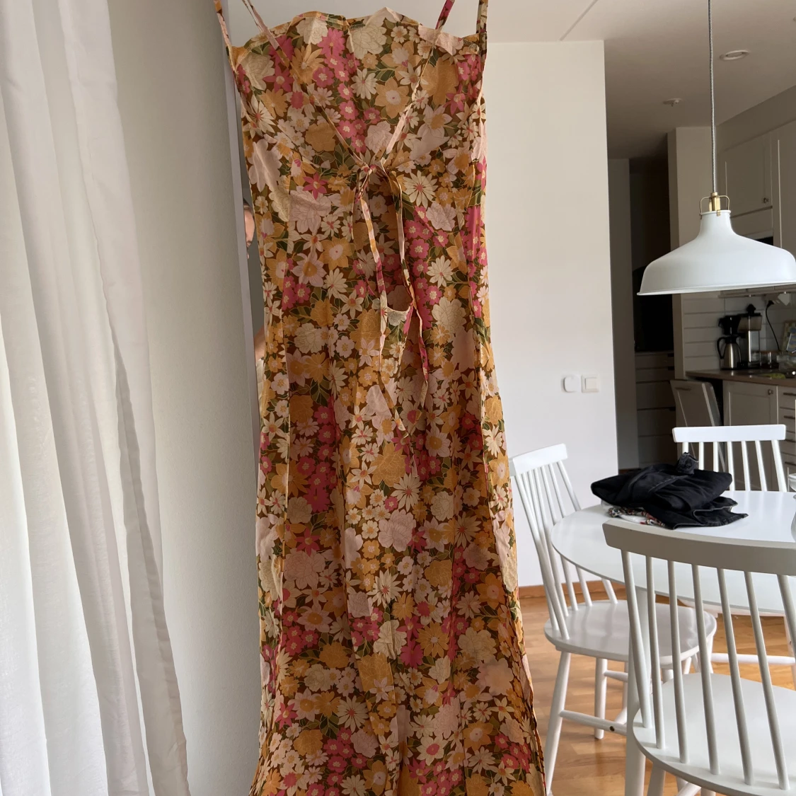 Blommig långklänning - 91
