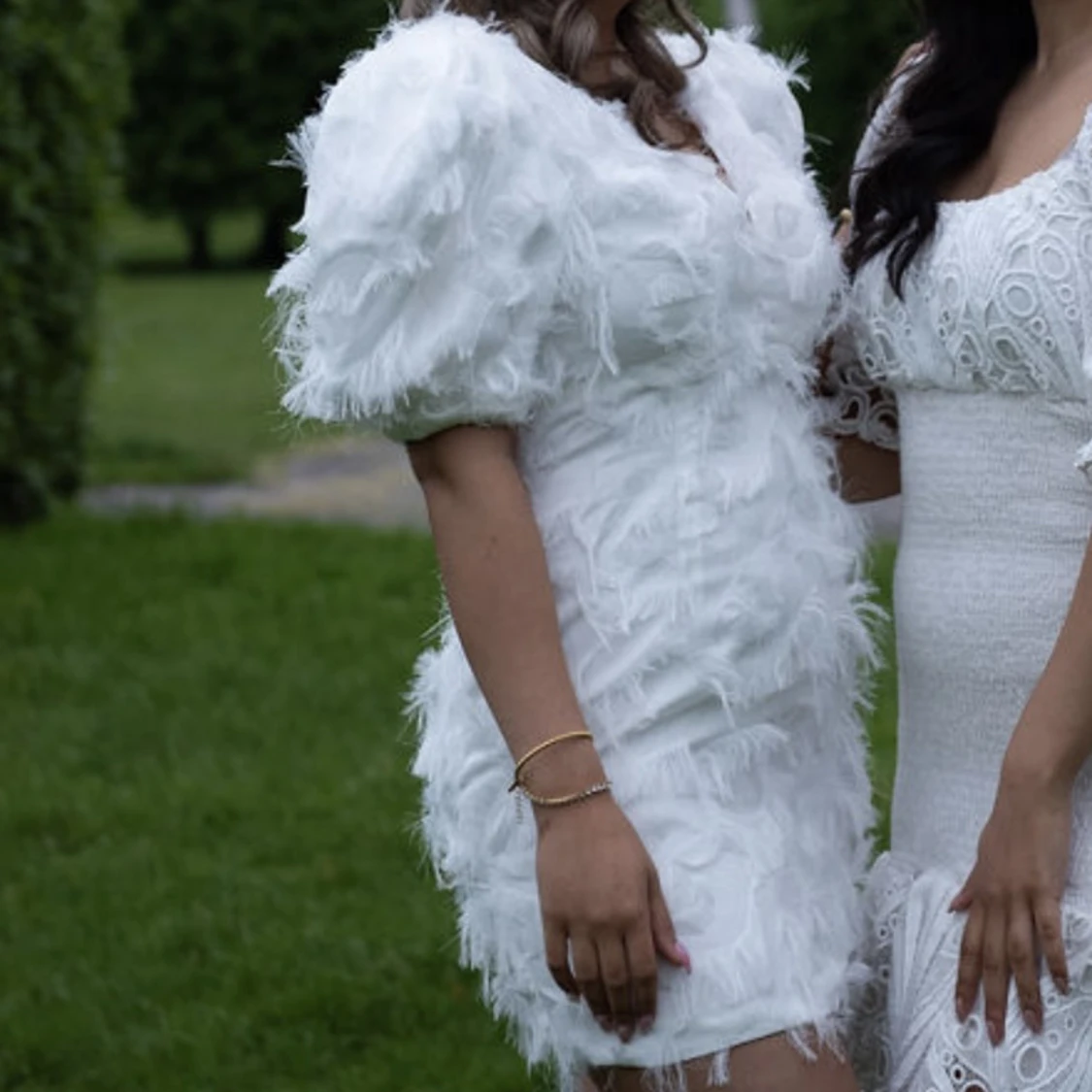 Vit studentklänning  - 91