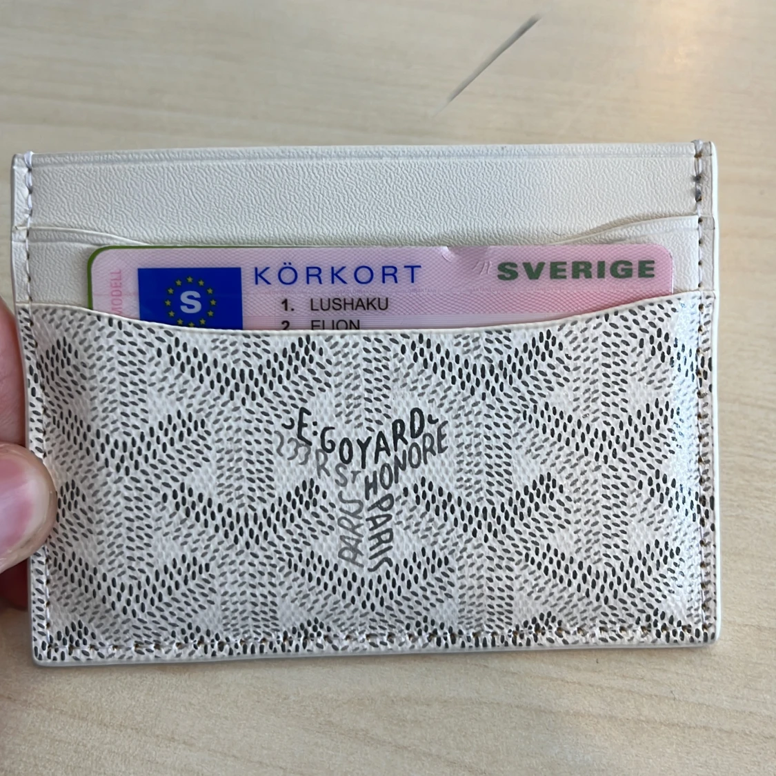 Goyard card holder