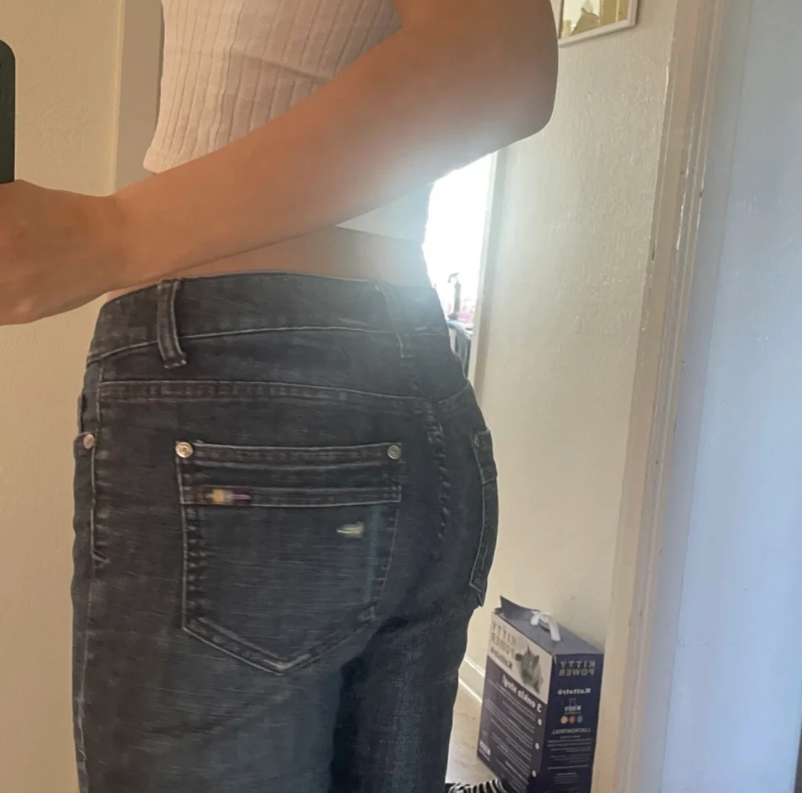 Lågmidjade jeans