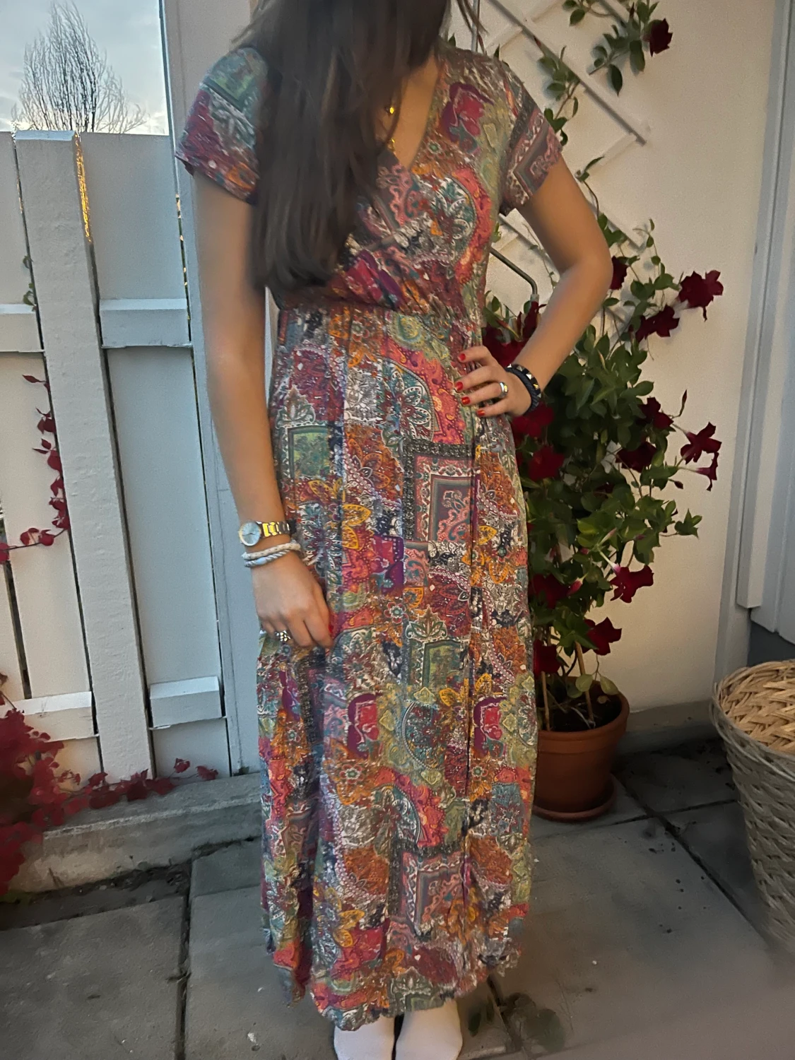 Spansk långklänning