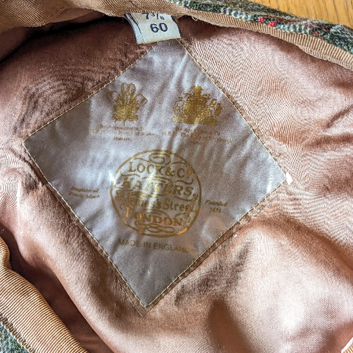 Lock & Co Hatters Green Flat Tweed Cap 60, 7 - 91