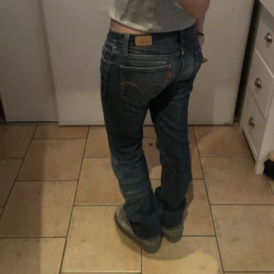 Lågmidjade jeans  - 90