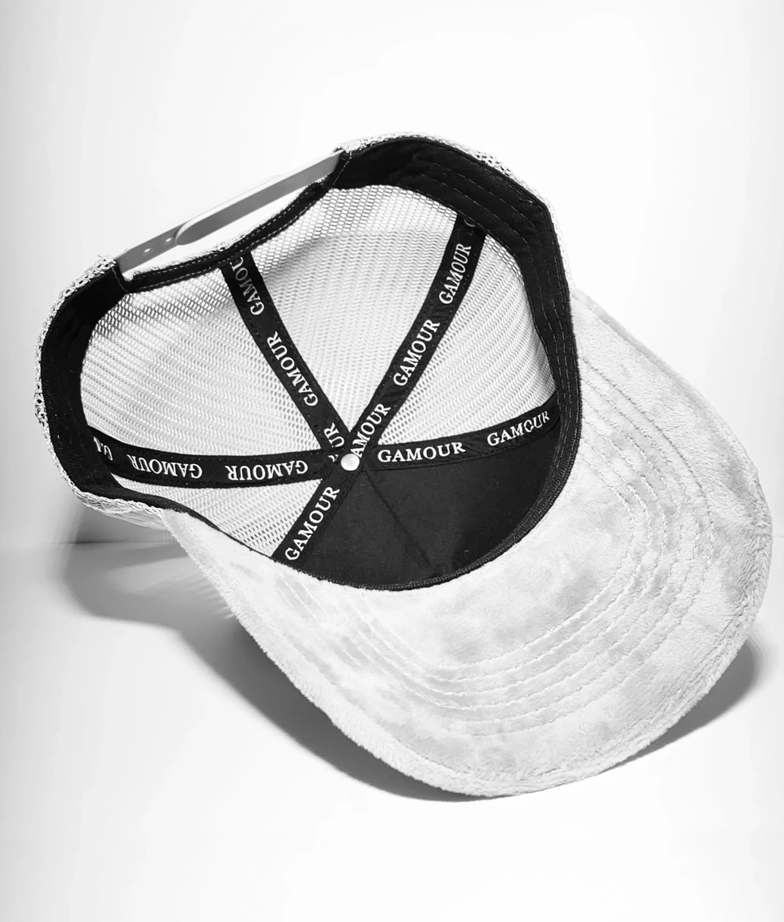 Velvet keps ljusgrå  - 90