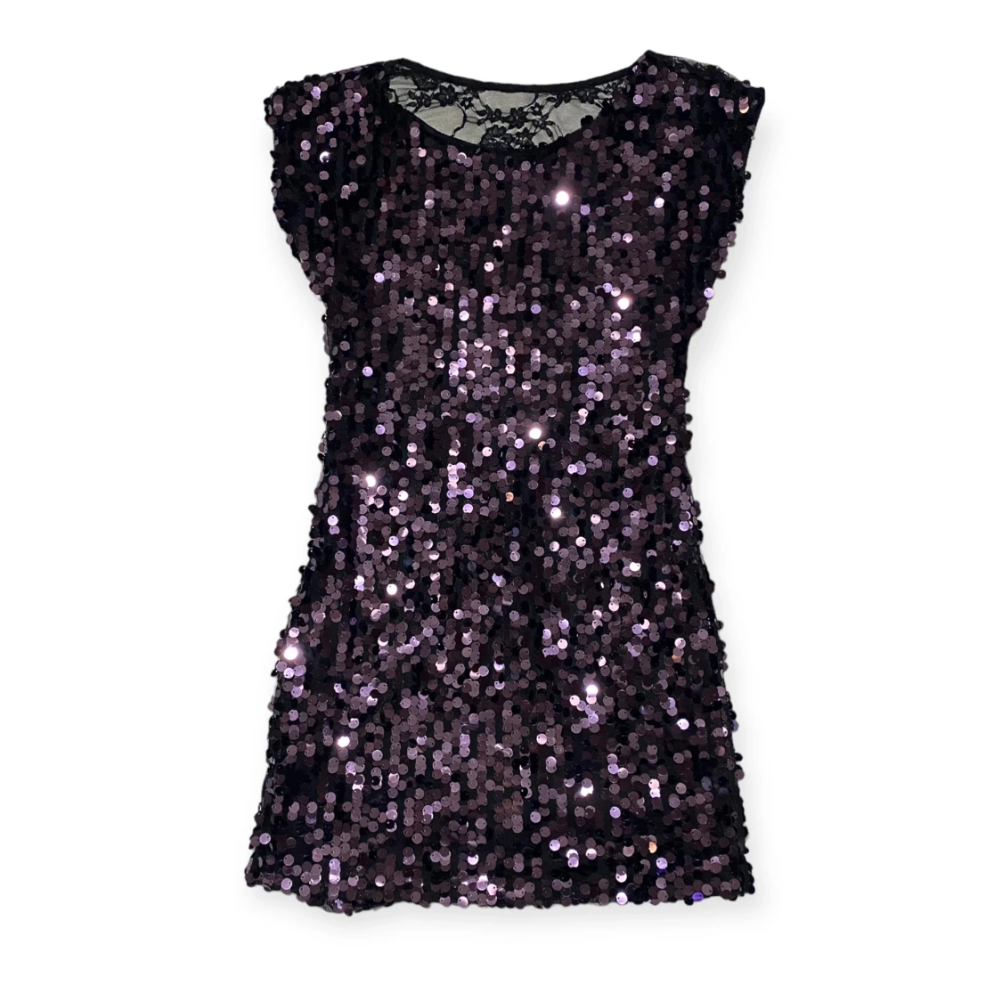 Öppen rygg backless paljettklänning  - 91