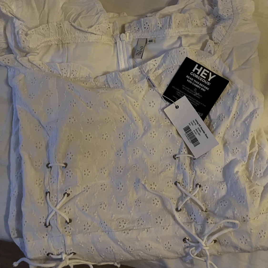 Vit klänning Nelly - 91