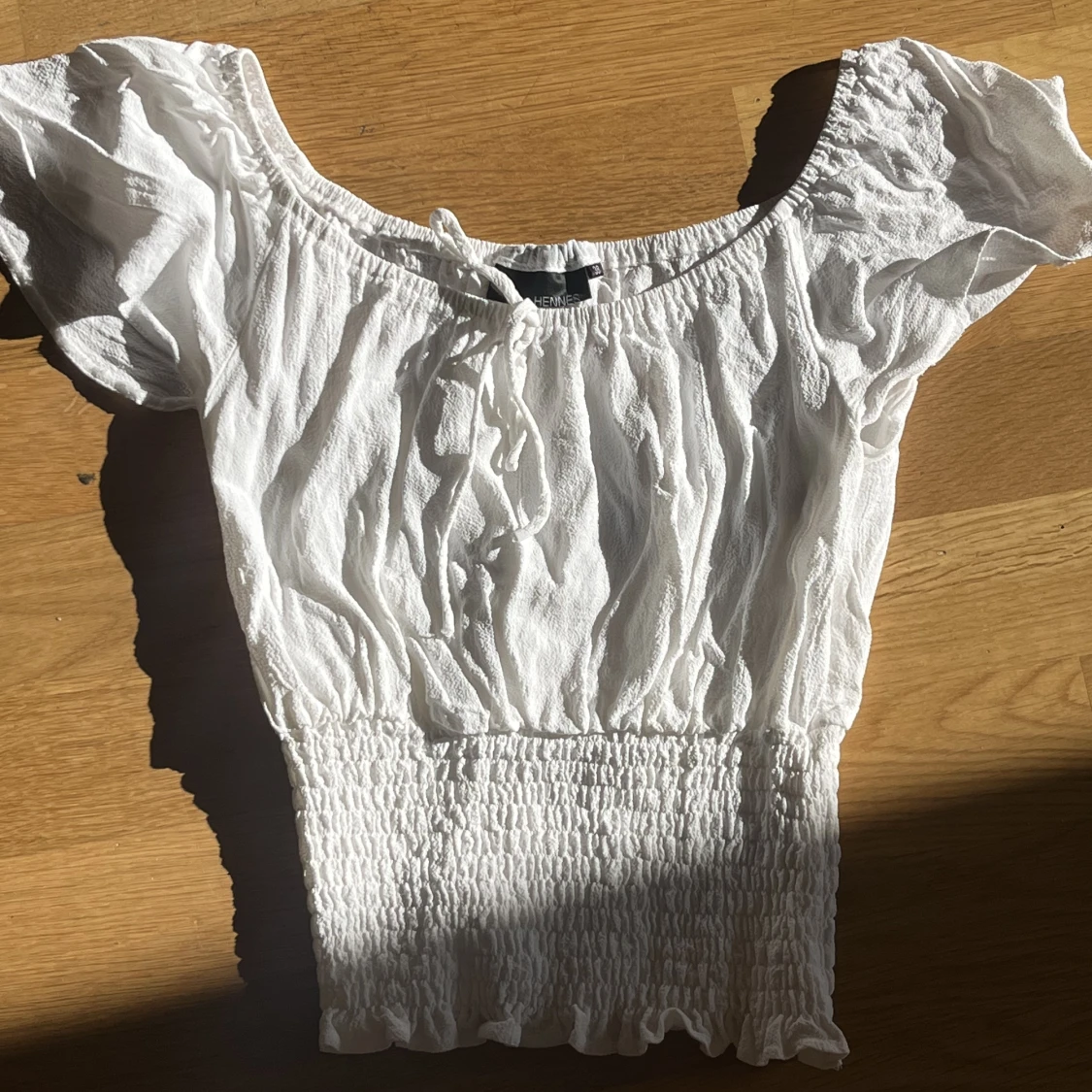 Vit vintage sommartopp - Y2k topp - 90