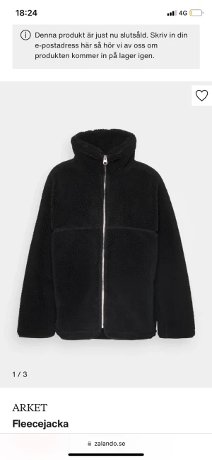 Arket Pile - Säljer denna slutsålda pile jacka från Arket. Aldrig använd så nyskick. 🥰