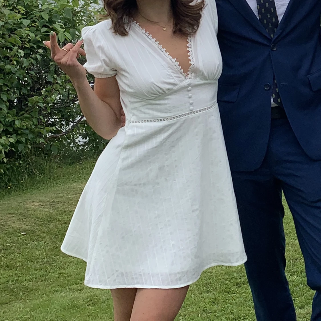 Vit Studentklänning