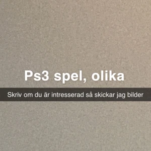 Spel - Olika ps3 spel, alla i bra skick. 