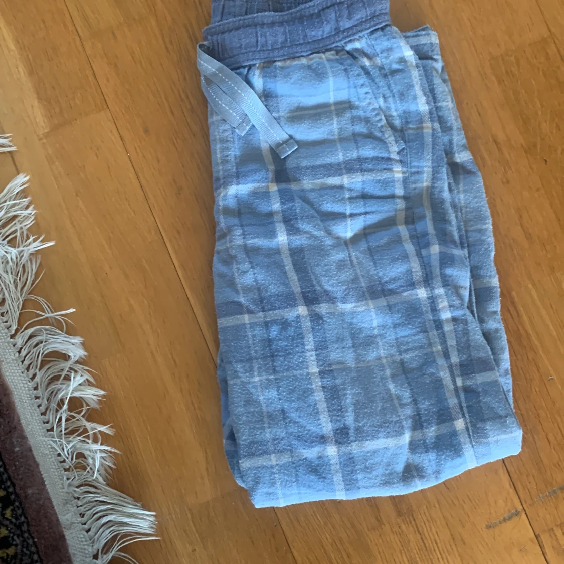 Blåa mjukis byxor  - 91