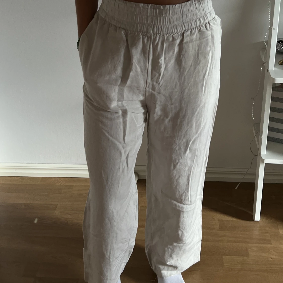 Beiga linnebyxor - 90