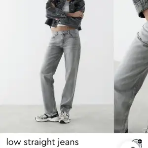 Säljer dessa supersnygga midrise jeans från Ginatricot. Jättebra skick, fråga för fler bilder.