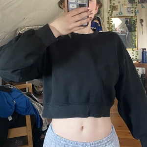 Tröja  - Säljer nu denna super fina croppade tröjan från zara då jag inte använder den längre. Super skön och gullig. Köparen står för frakten 💗