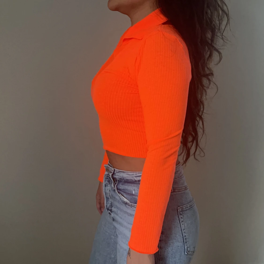 Topp med krage  - 90