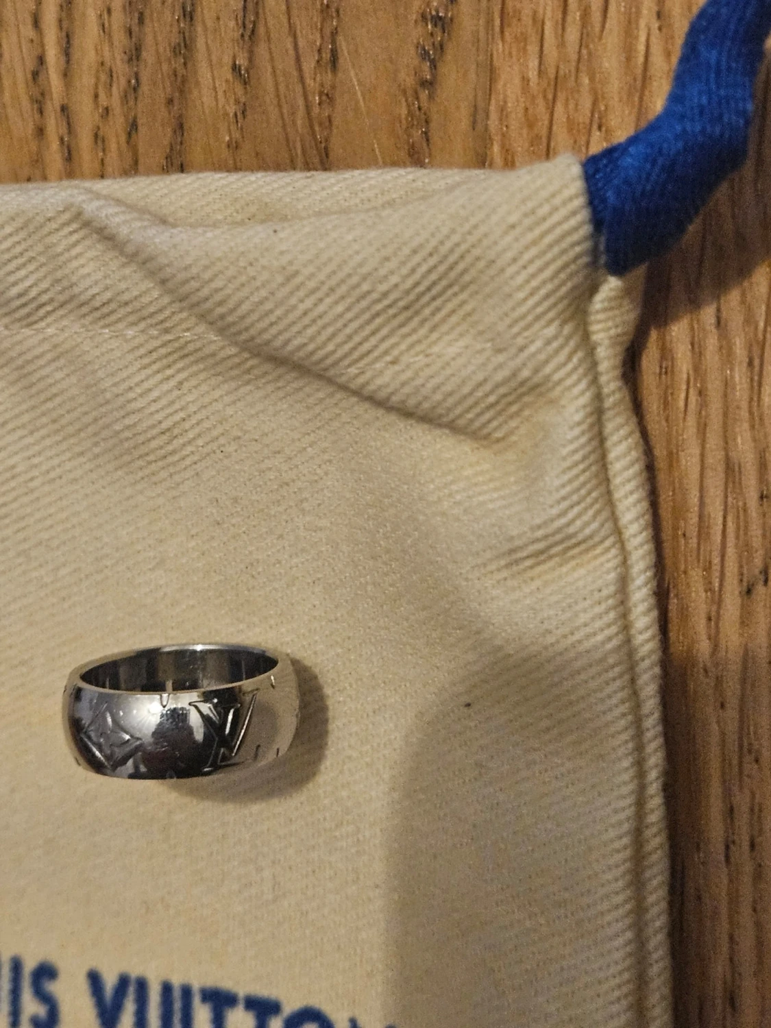 Louis Vuitton silverfärgad ring - 2