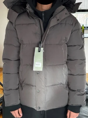 Canada Goose Jacka - Säljer en riktigt stilren Canada Goose-jacka i grått med svart logo. En tidlös modell som passar perfekt till både vardags och en mer uppklädd outfit.  ⭐ Storlek: L 🎨 Färg: Grå ✨ Skick: nytt skick                                                                                       📦 Skickas snabbt och packas ordentligt. 💬 Skriv gärna om du är intresserad eller vill ha fler bilder.