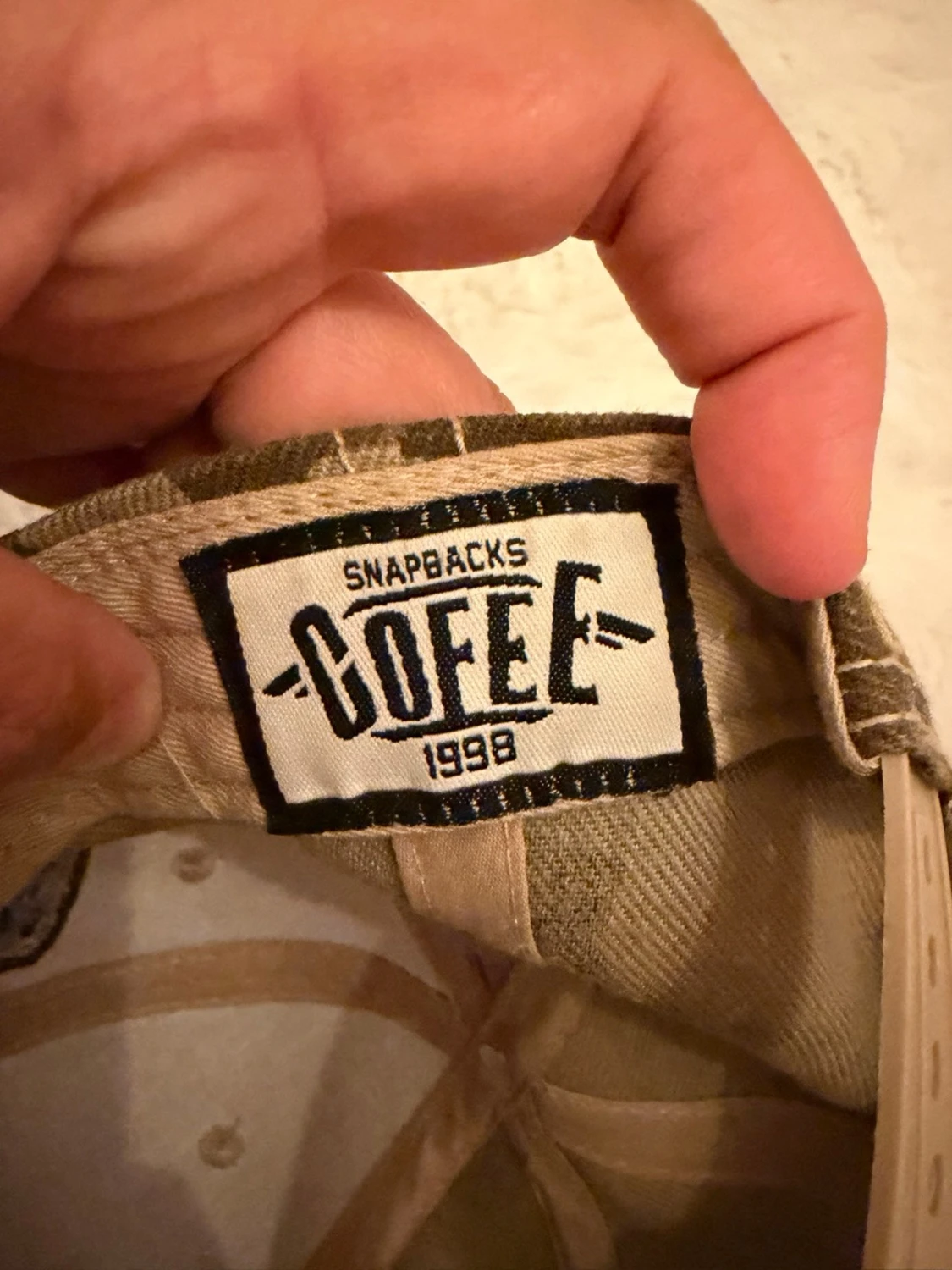 Camouflage keps med trollface och text - 3