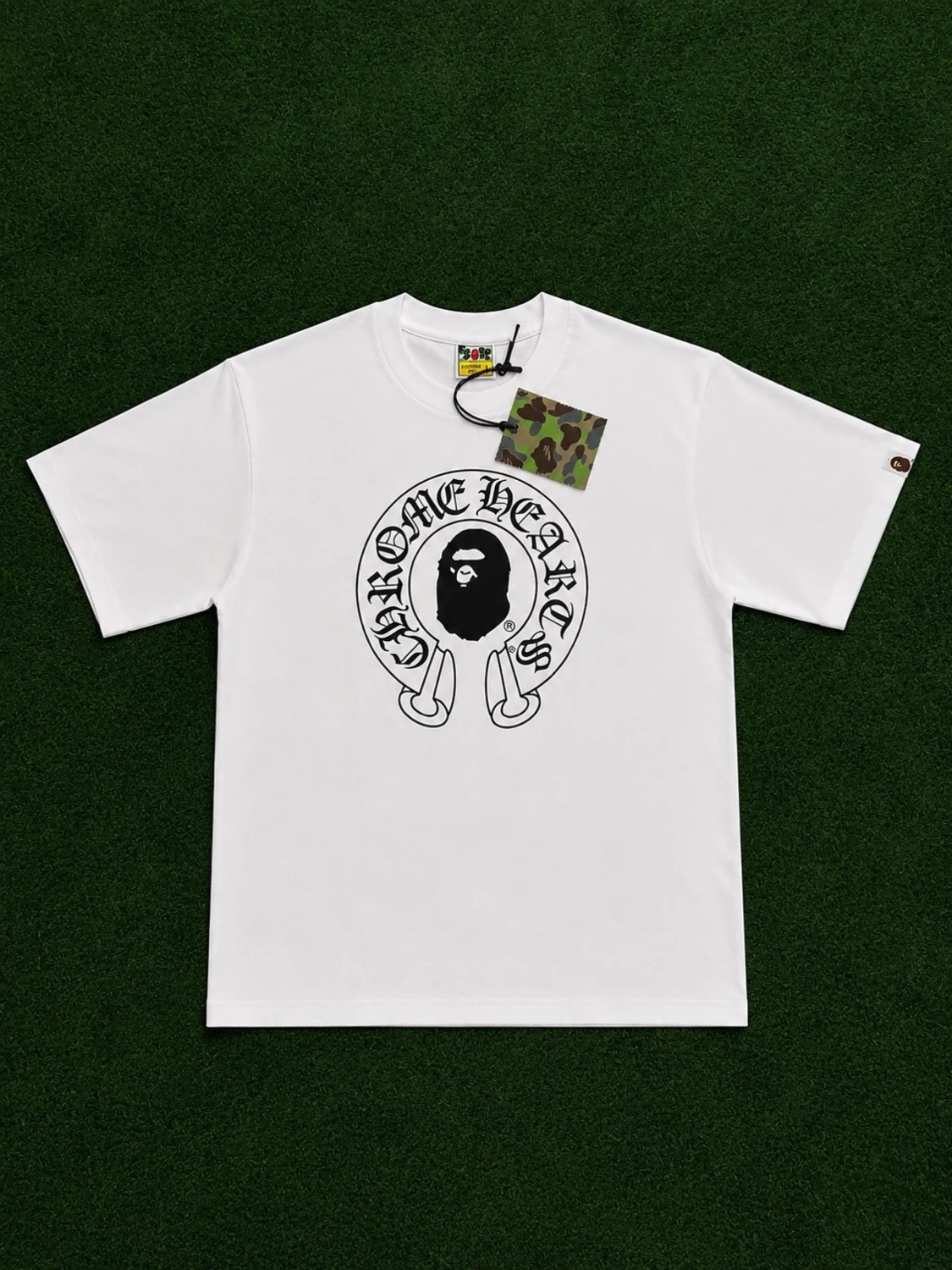 Bape X Chrome Hearts tshirt