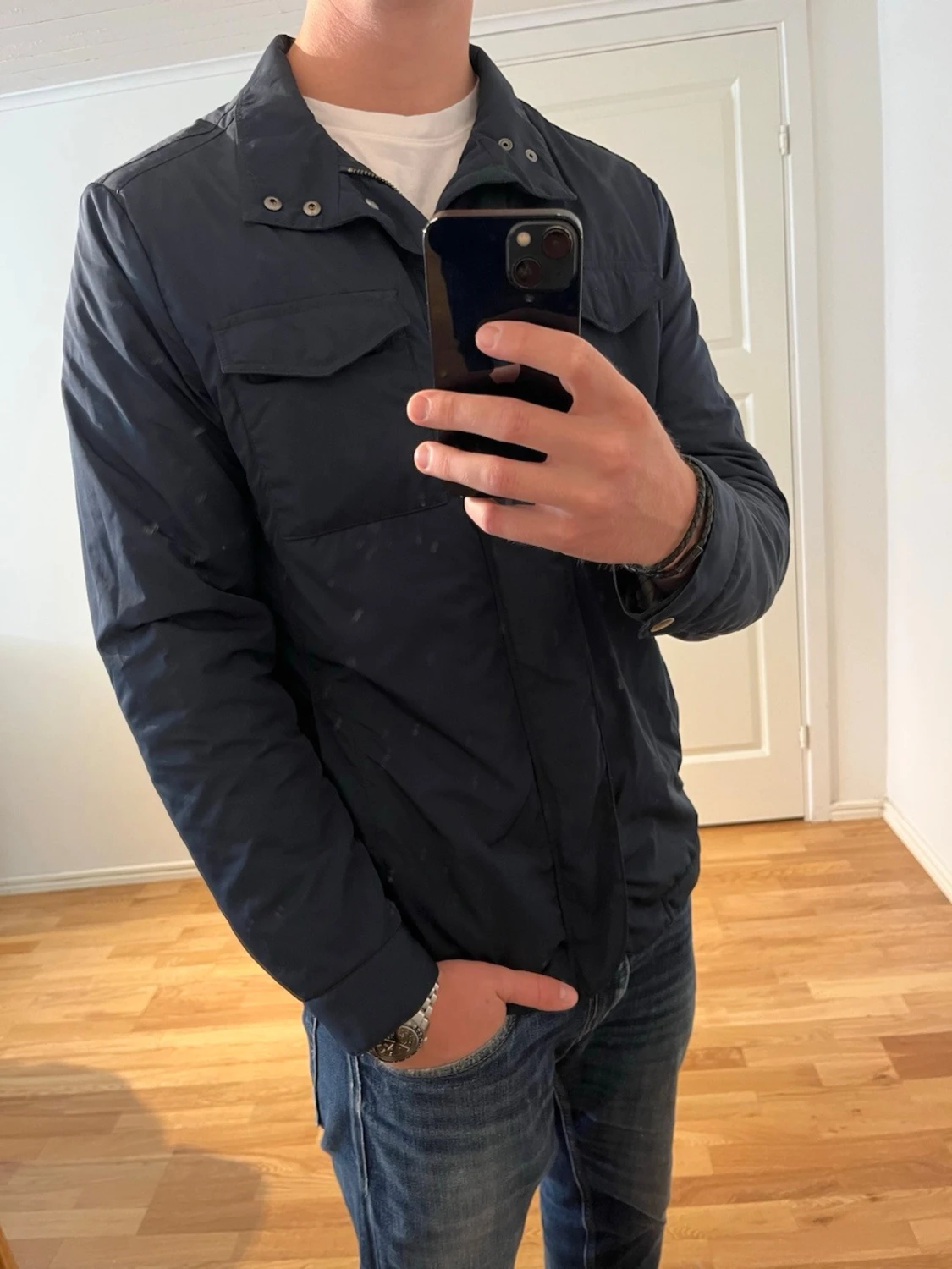 Blå Fieldjacka bläck  - 2