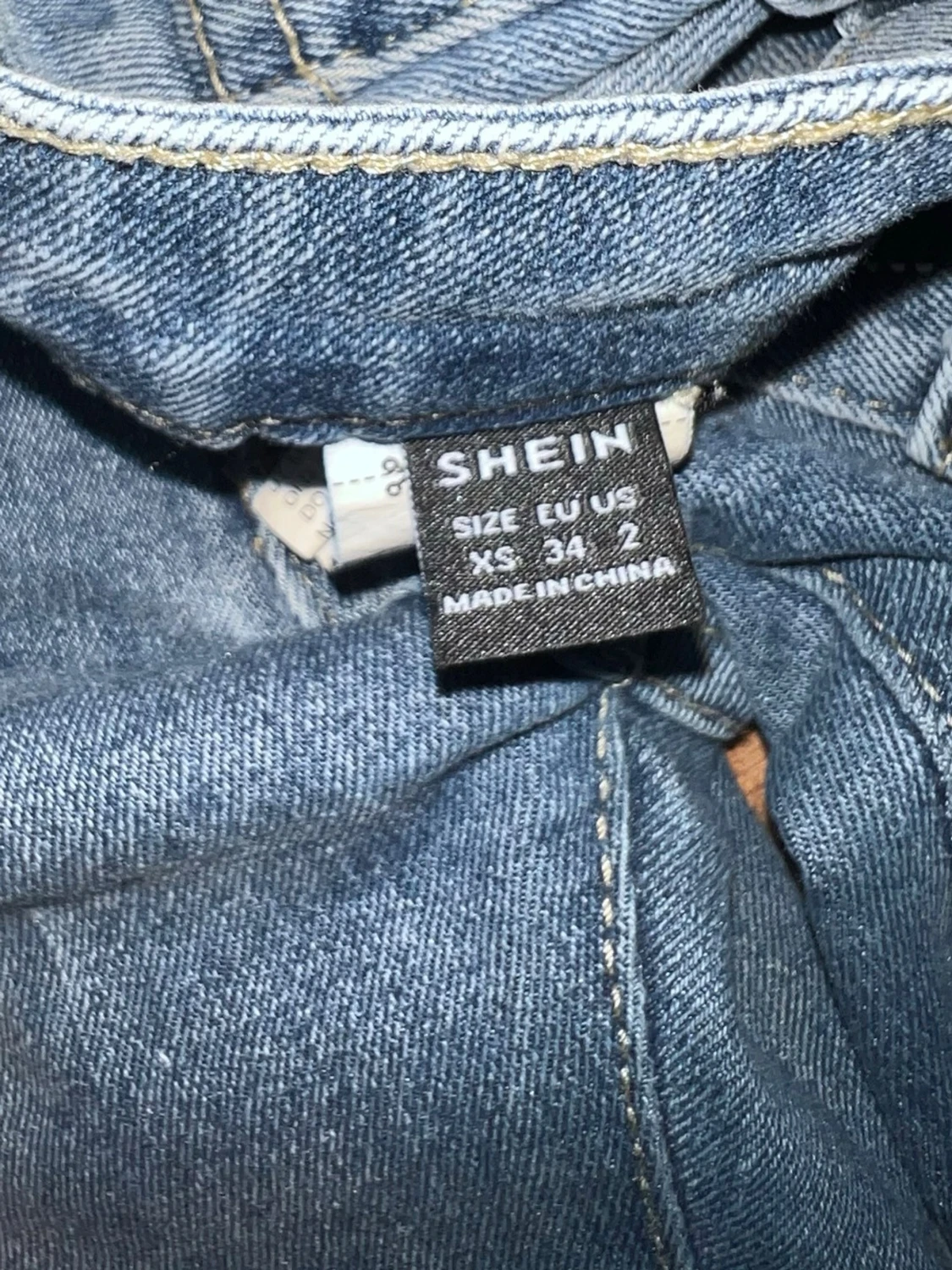 Blå bootcut jeans från SHEIN - 1