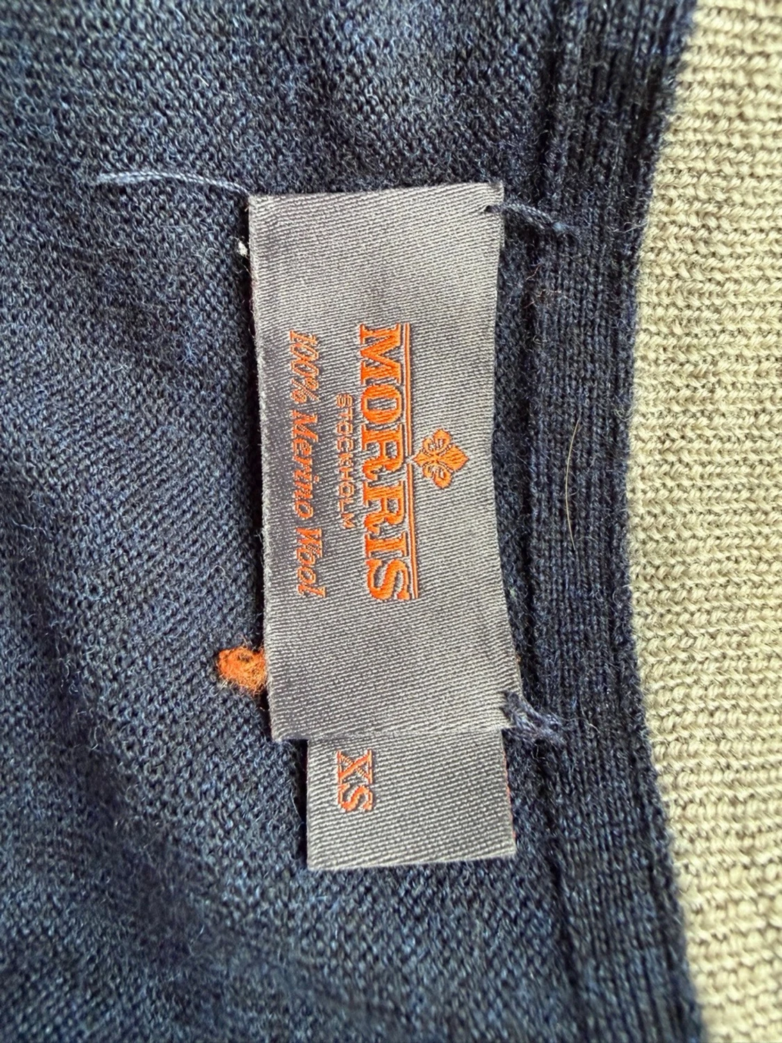 Marinblå Morris fullzip - 3