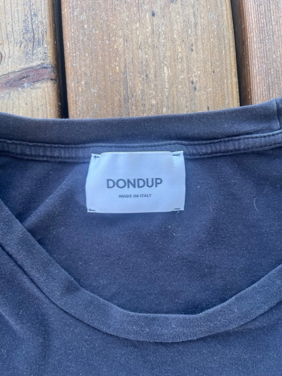 Svart t-shirt från Dondup med tryck - 1