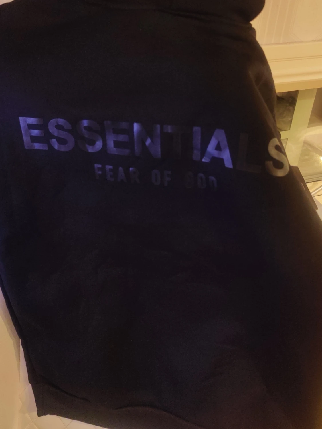 Svart Essentials Fear of God hoodie - 1