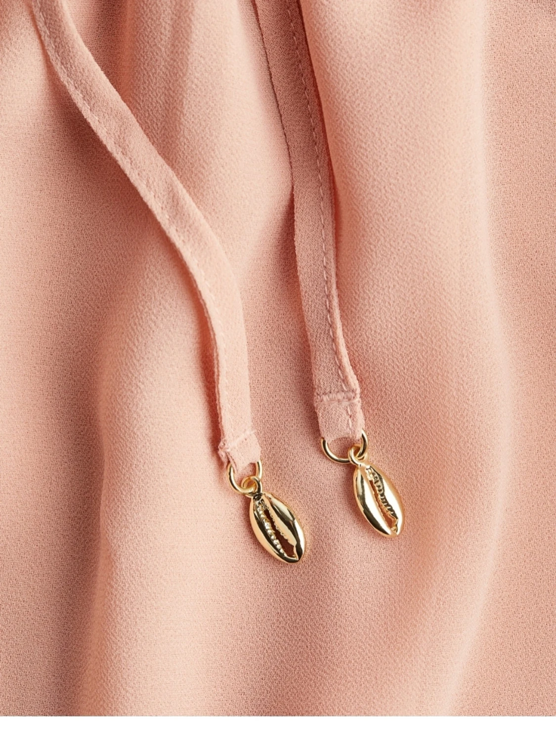 Ljusrosa volangblus från H&M strl S - 6