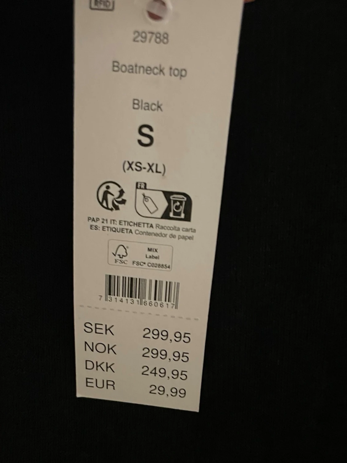 Boat neck top - 1
