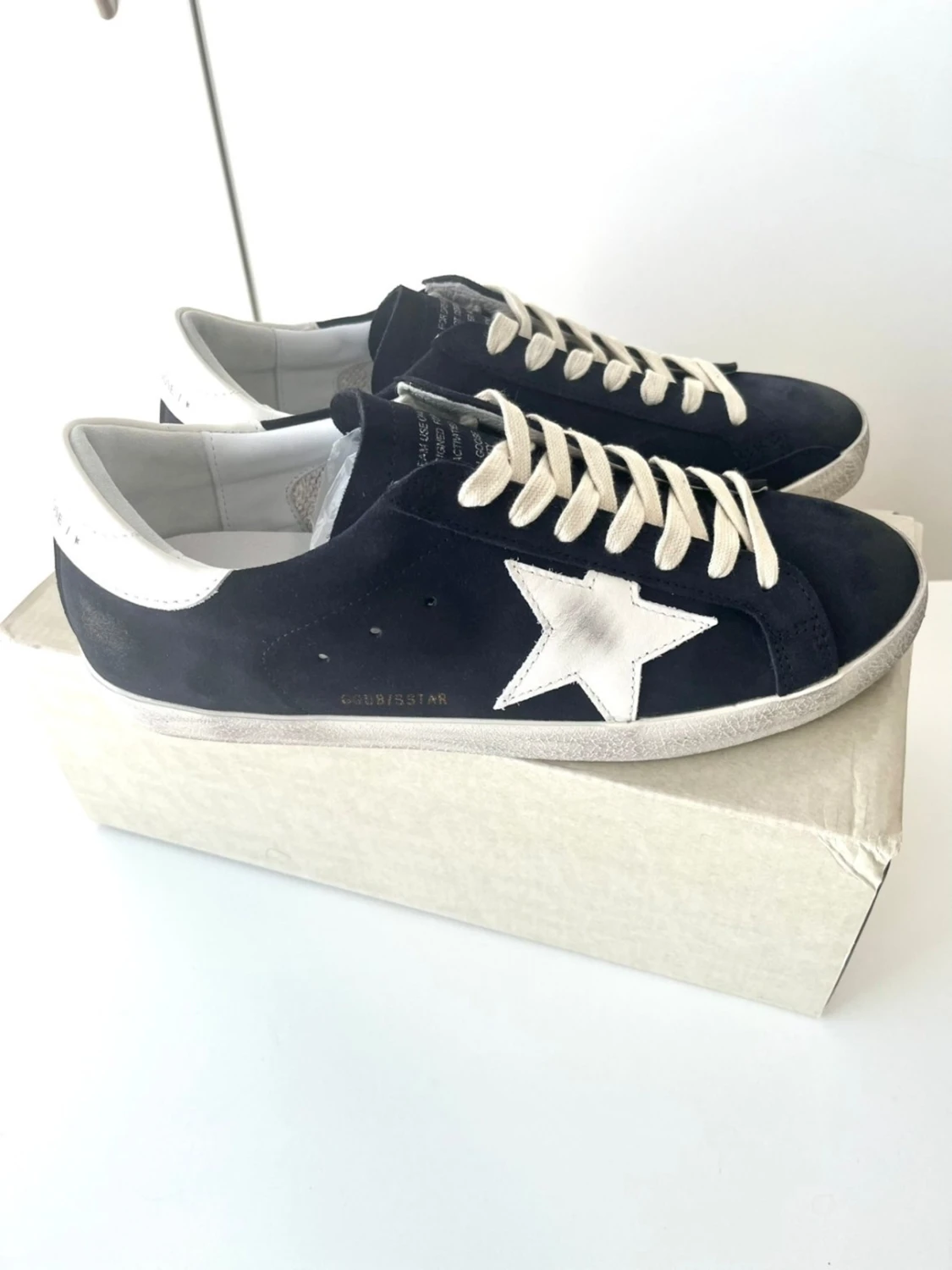 Marinblå golden goose skor  - 2