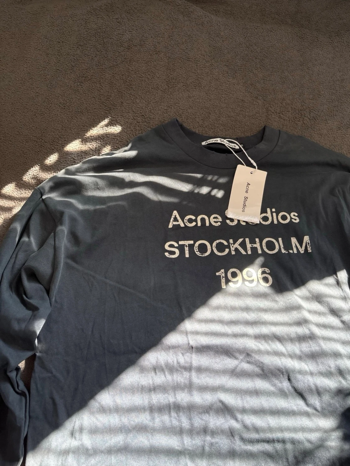 Marinblå långärmad topp Acne Studios - 2