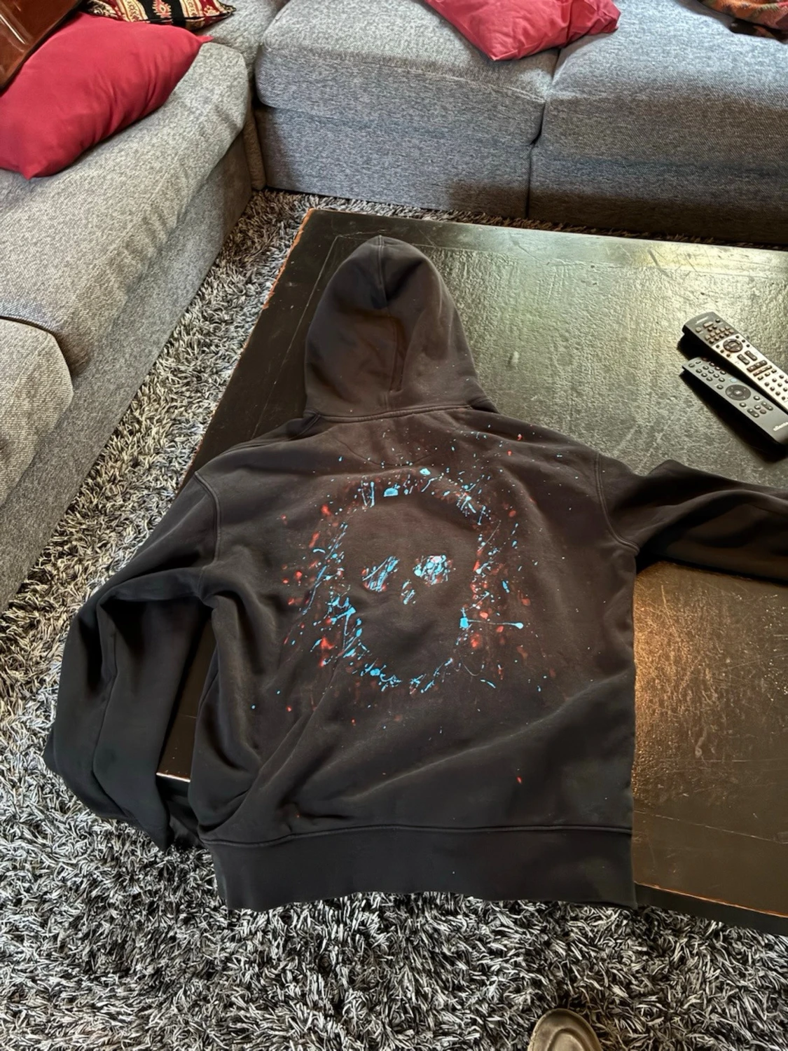 Jack & Jones hoodie svart  - 1