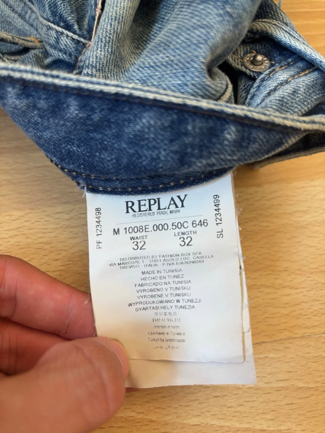 Replay Jeans - Blå denim  - 2